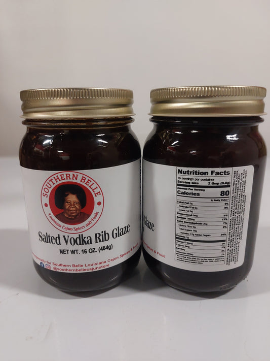 Southern Belle Salted Vodka Rib. Glaze